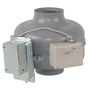 Dryer Exhaust Fan with mounted pressure switch