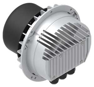 Torque motor with integrated cooling system