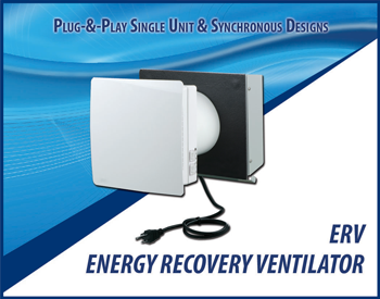 Energy recovery ventilator (ERV) available from Continental Fan