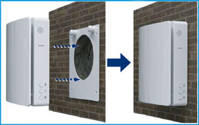 ECO-FLOPlus ERV - Magnetic Connection of Interior Unit