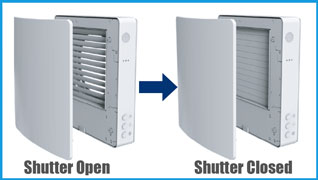 ECO-FLOPlus ERV - Positions of shutters